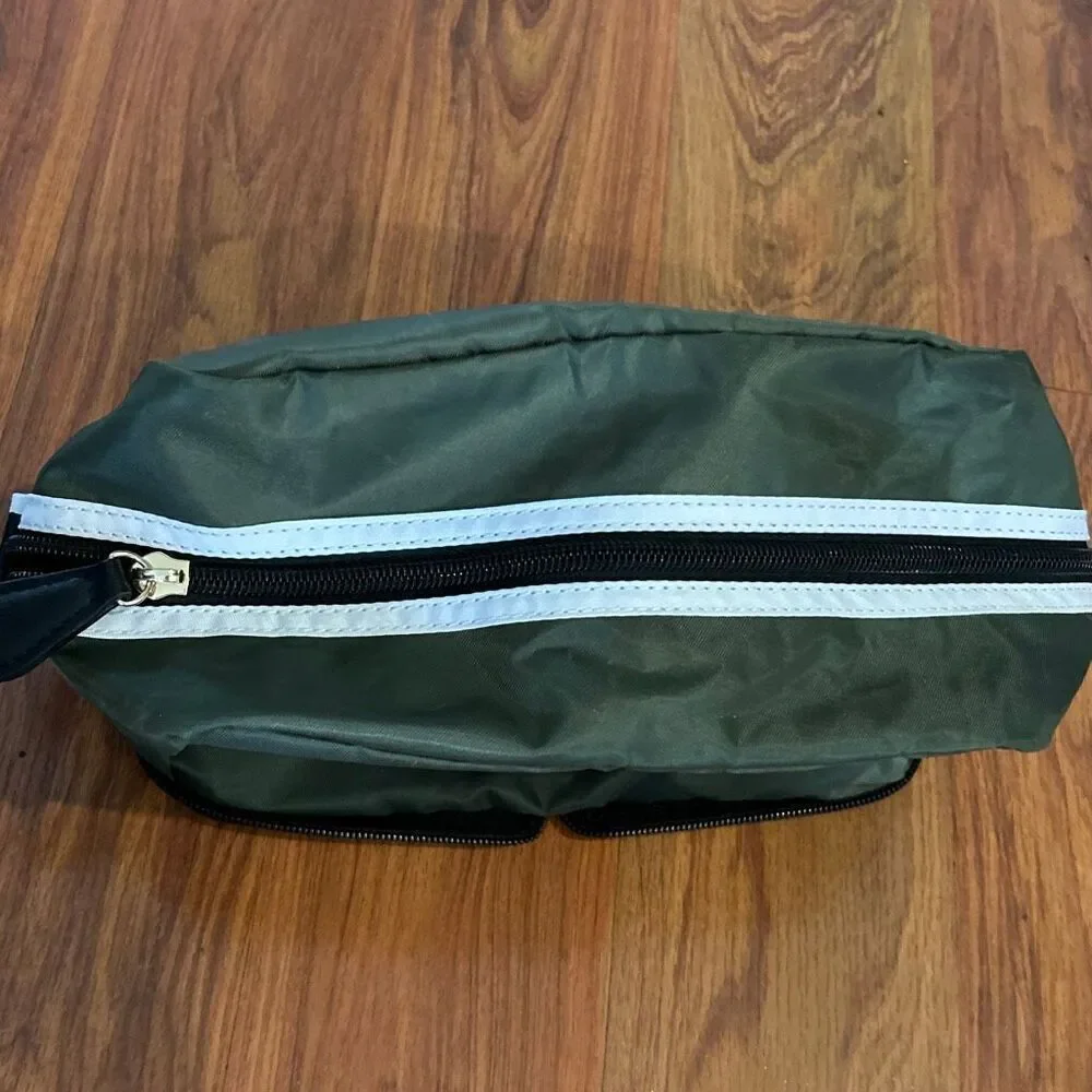 Paravel Blade fold up olive green soft men's toiletry bag travel bag valet